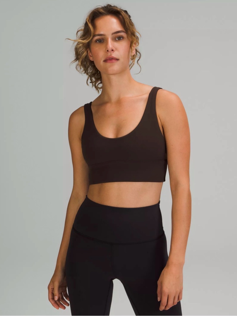Lululemon Align Bra Nulu Reversible - Espresso/Black - Size 8